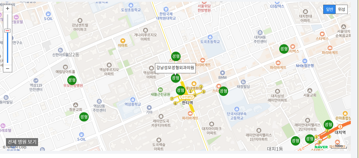 서울시 강남구에서 일요일 진료를 볼 수 있는 정형외과 병원 강남성모정형외과의원