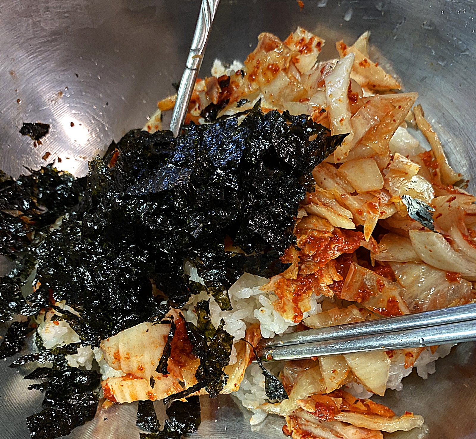 후식 볶음밥 재료