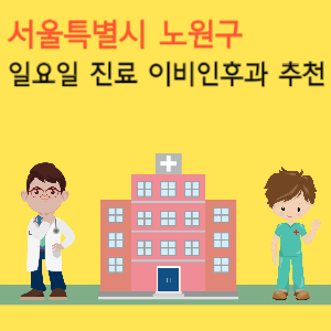 서울 노원구 일요일 진료 이비인후과 추천