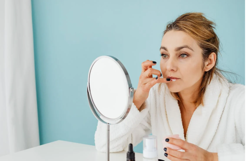 루바브 갱년기 효과 여성 사진