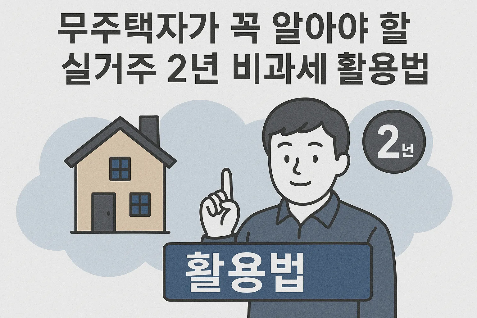 무주택자가 꼭 알아야 할 실거주 2년 비과세 활용법