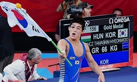 레슬링 김현우 선수