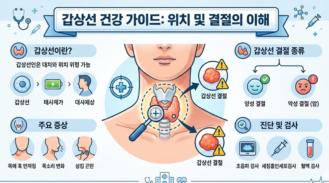갑상선 결절 생기는 이유와 치료 방법 총정리