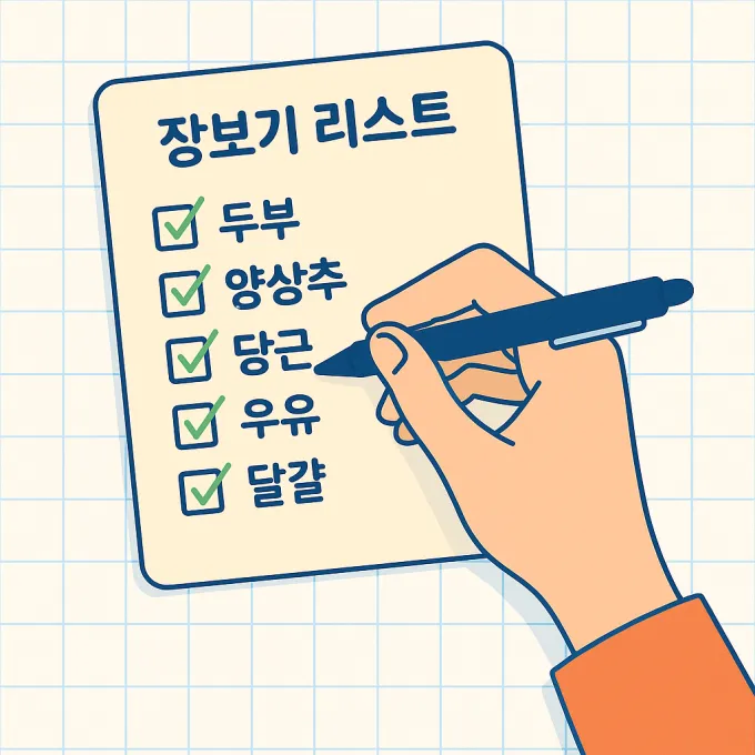 장보기 리스트 만들기