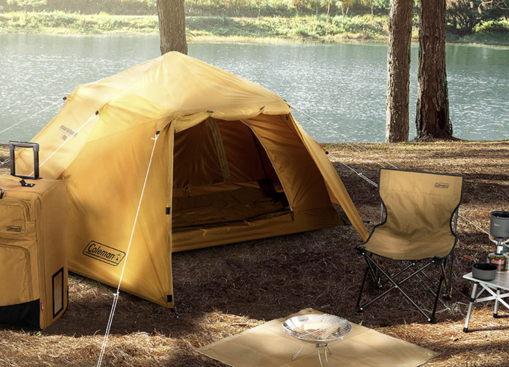 콜멘 텐트 사진