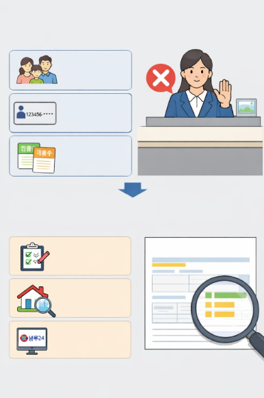 주민등록등본 제출했는데 반려됐다면? 자주 거절되는 5가지 이유 (실제 기준 정리)