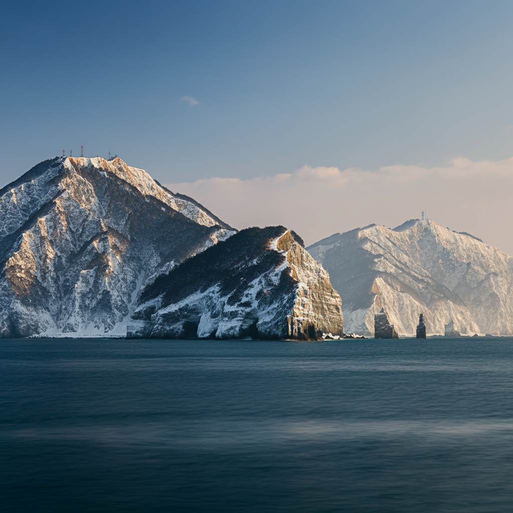 울릉도 전경-바다