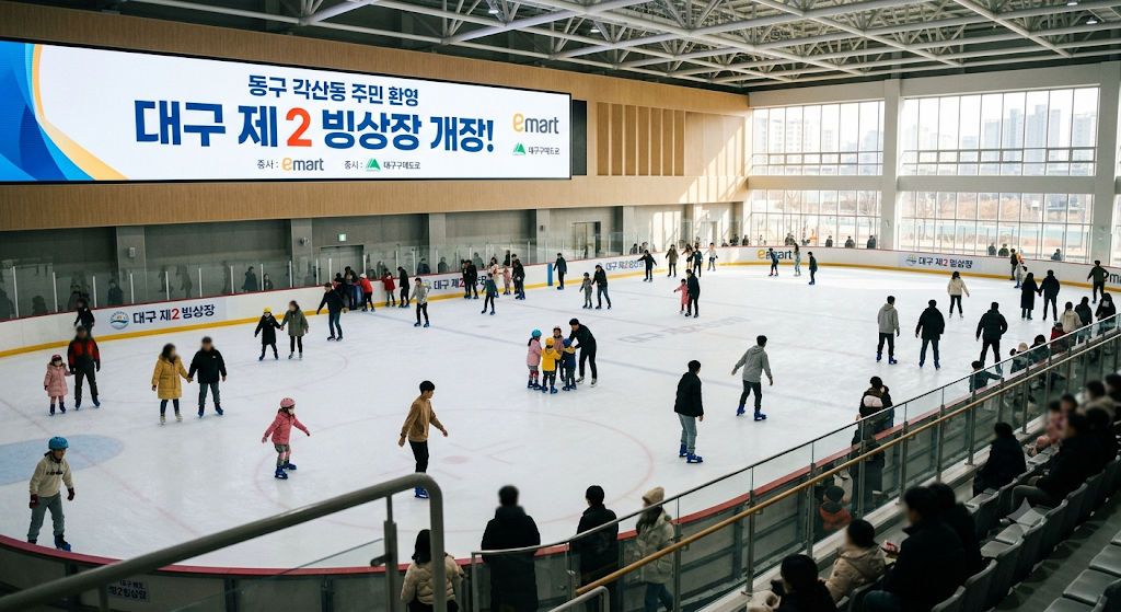 대구 동구 제2빙상장 개정 사진 자료