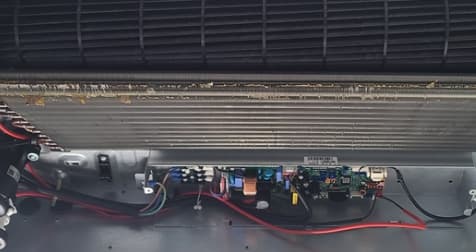 에어컨 물 떨어짐 열교환기 사진