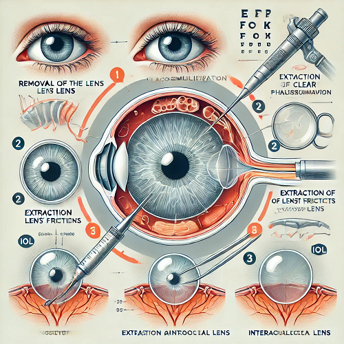 백내장 수술 (초음파 유화술)
