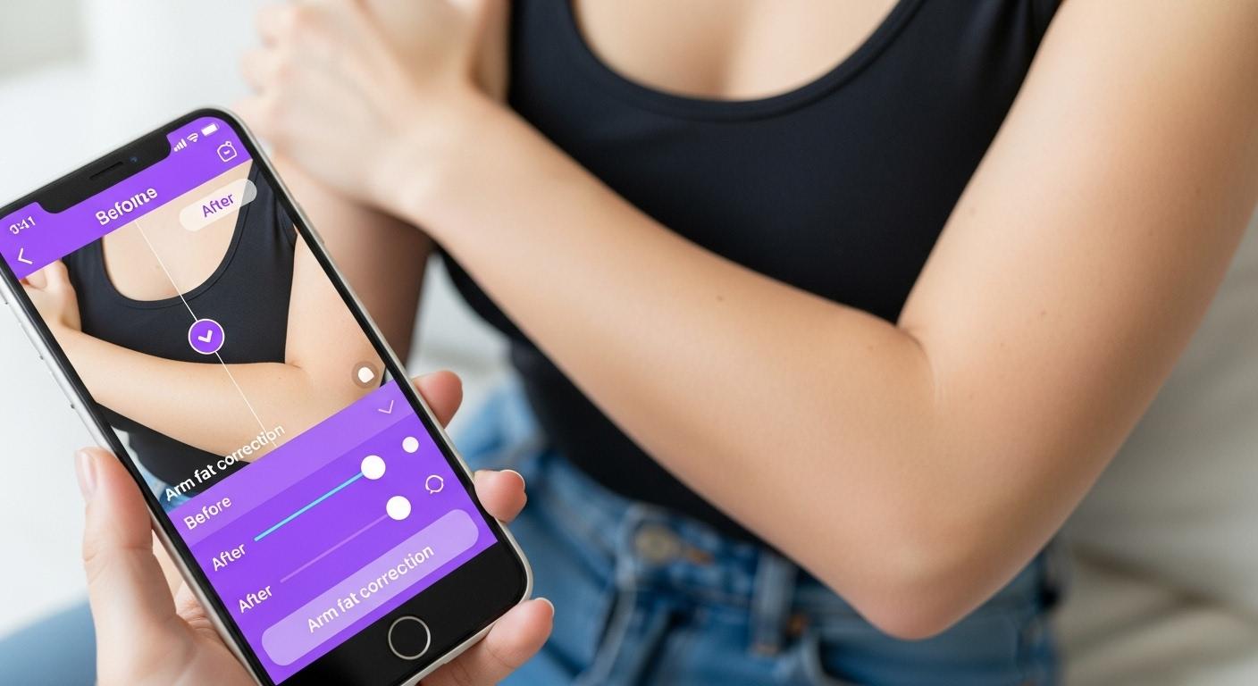 팔뚝살 보정 어플