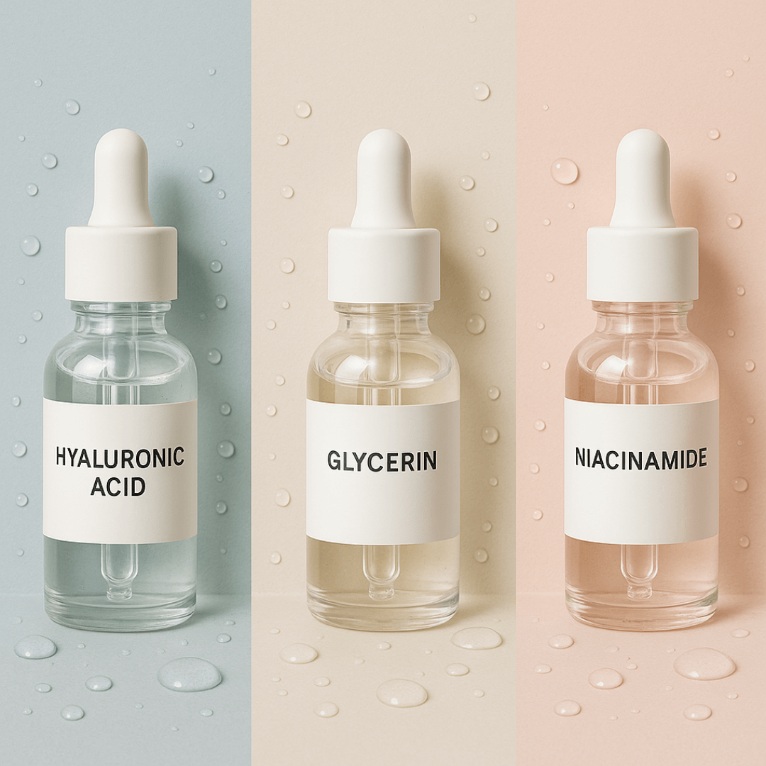 수분앰플 비교분석 (히알루론산, 글리세린, 나이아신아마이드)