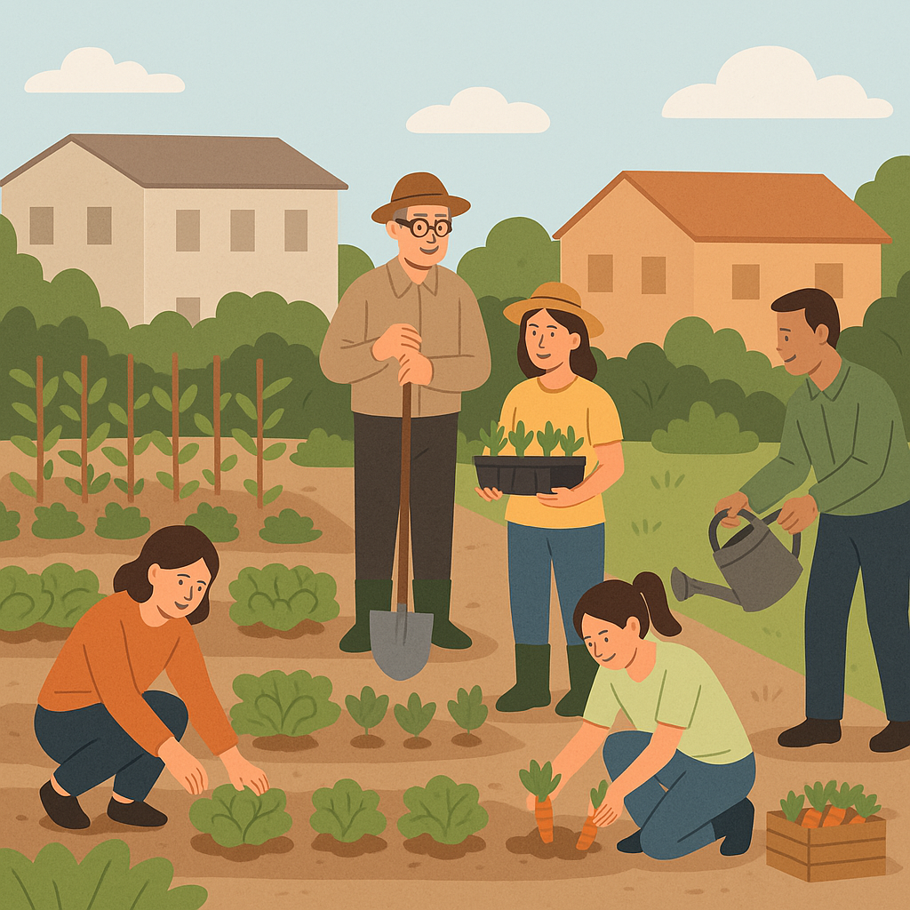 마을공동체 텃밭