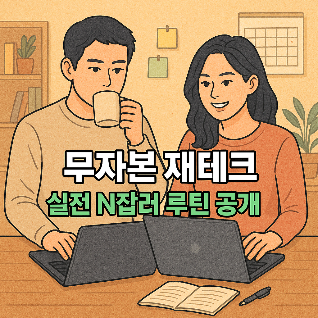 무자본 재테크, 실전 N잡러 루틴