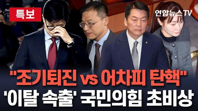 탄핵 찬성 국민의힘 의원