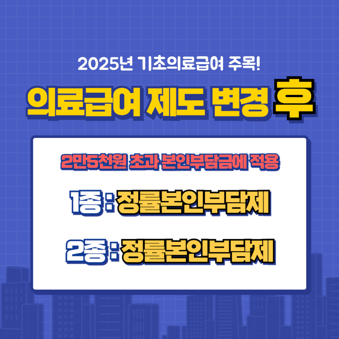 의료급여 제도 변경 후