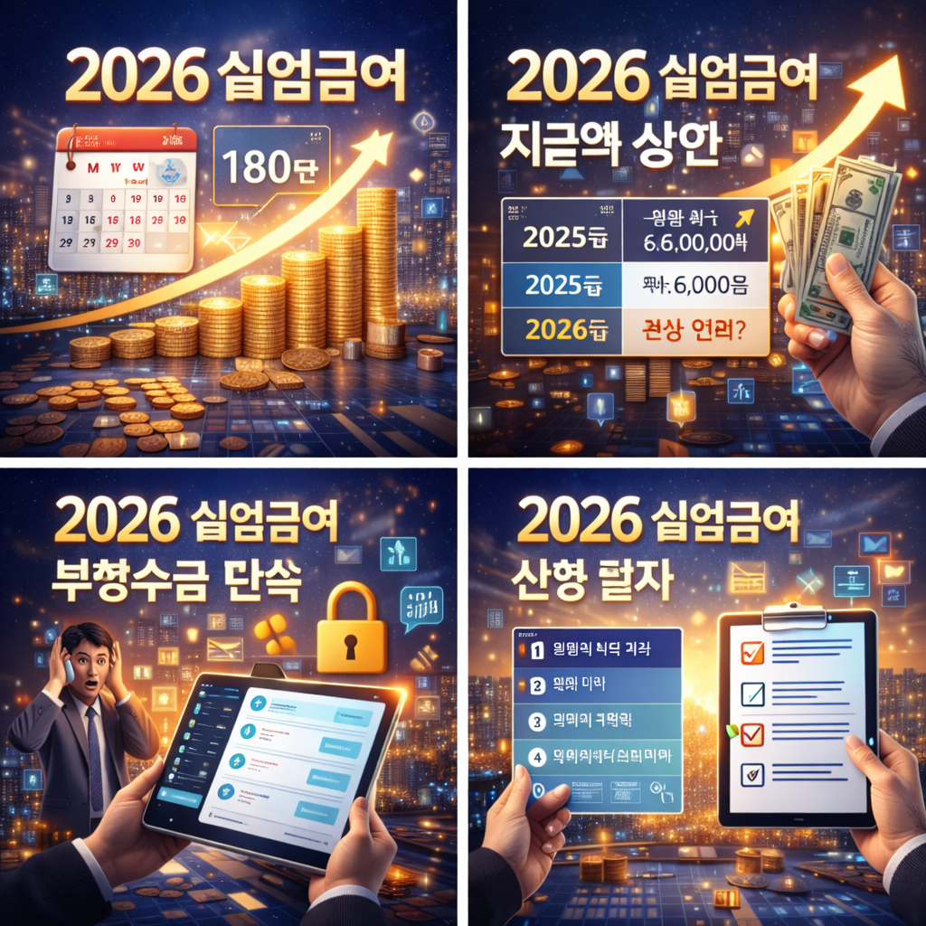 2026 실업급여 ❘ 반드시 알아야 할 최신 기준과 신청 전략