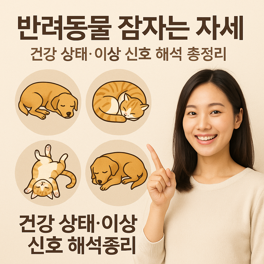 [행동 분석] 반려동물 잠자는 자세 ｜ 건강 상태·이상 신호 해석 총정리