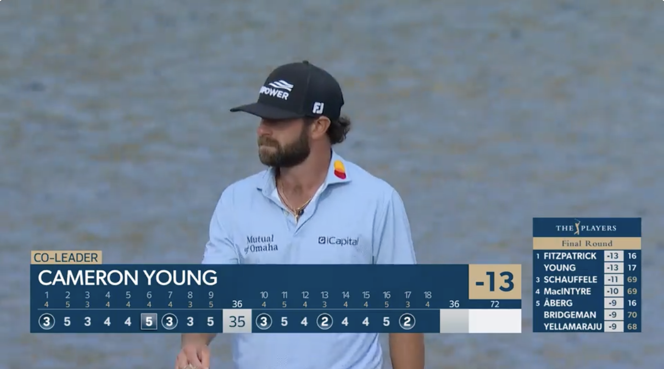 17번 홀 버디를 잡아낸 캐머런 영