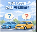 차량 5부제 요일