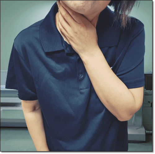 목 림프절 부음