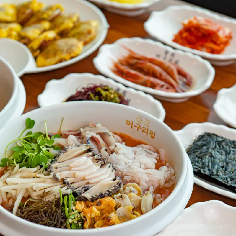 봉포머구리집-물회