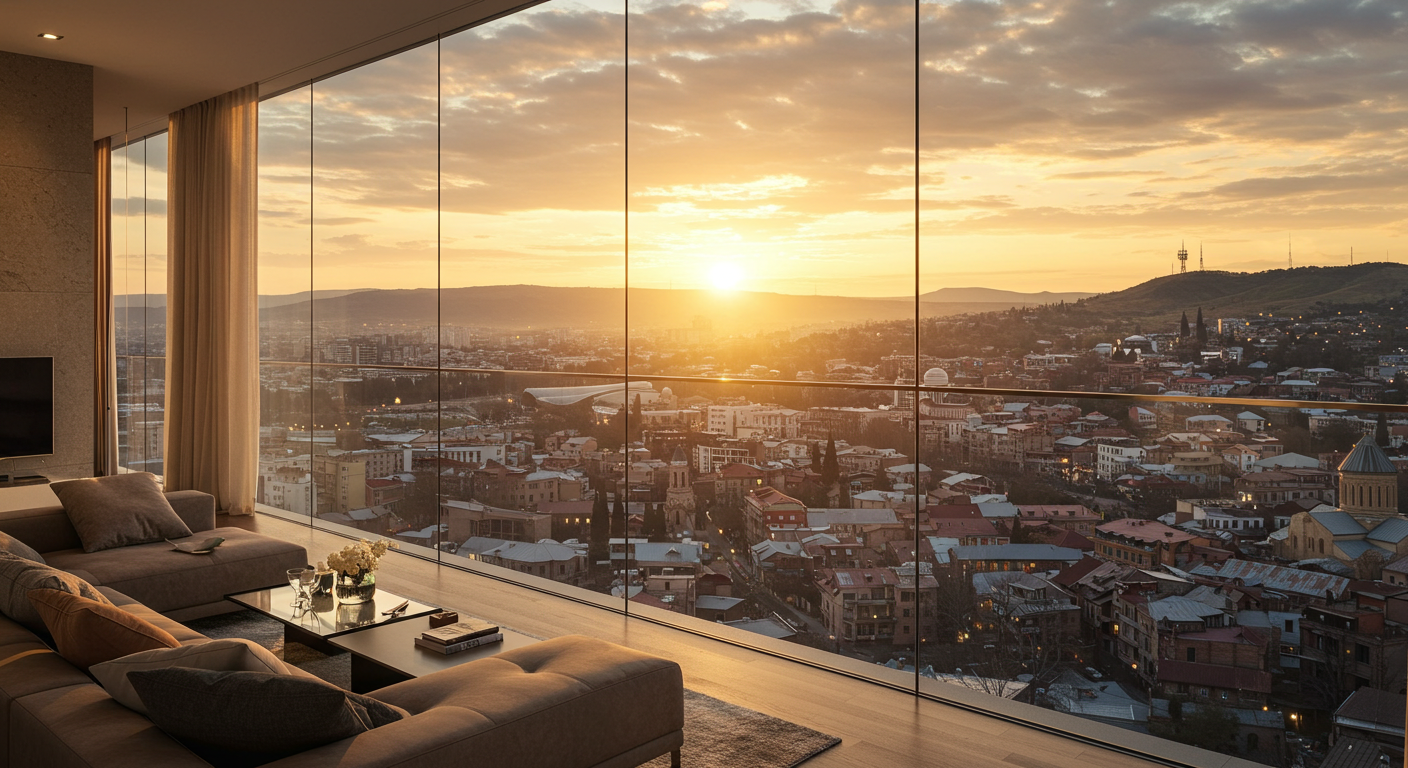 고급 아파트에서 보는 전경