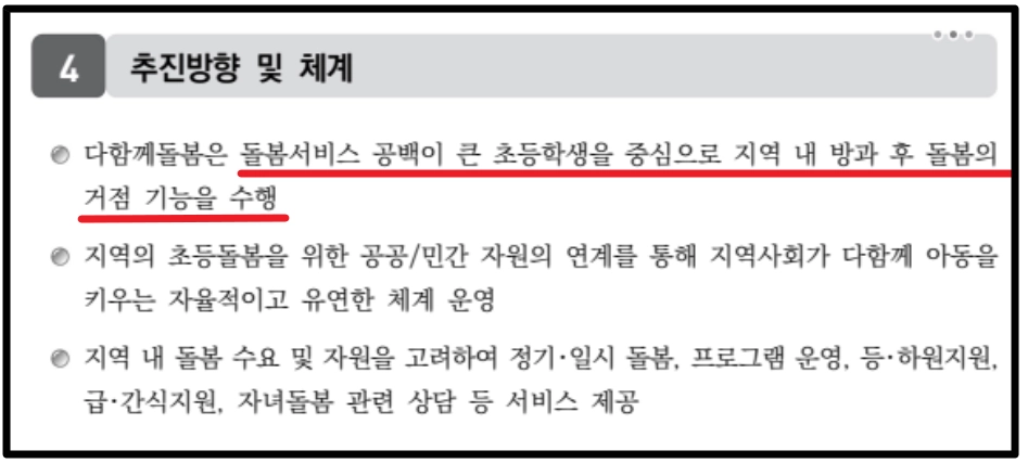 다함께돌봄센터 신청방법