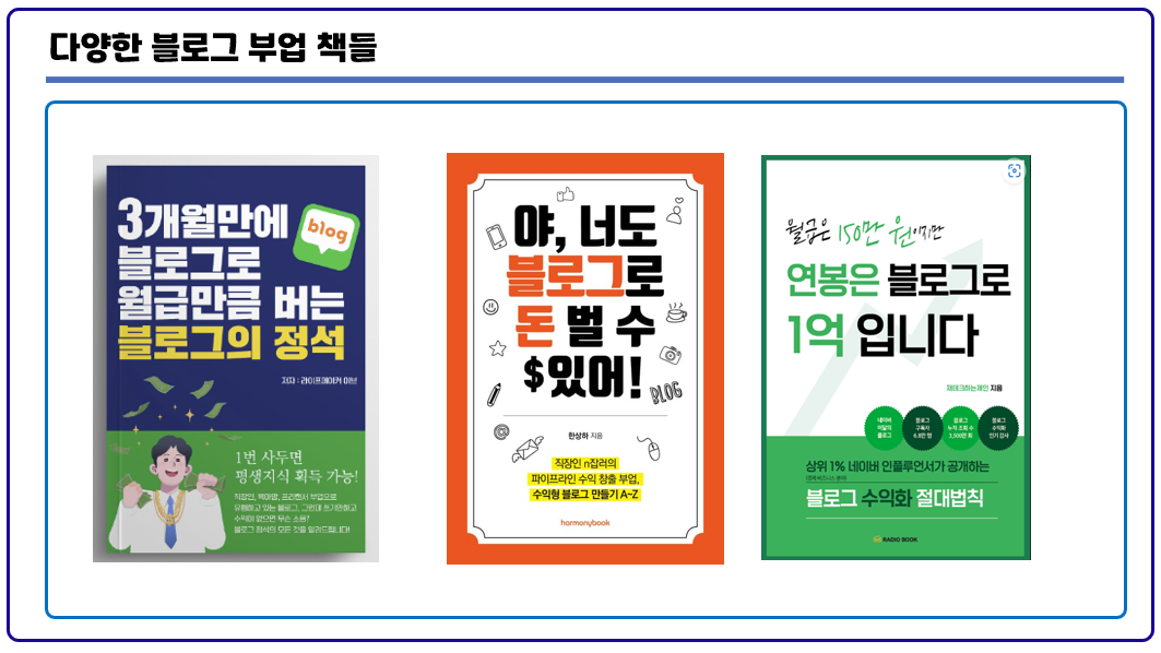 블로그 월100만원