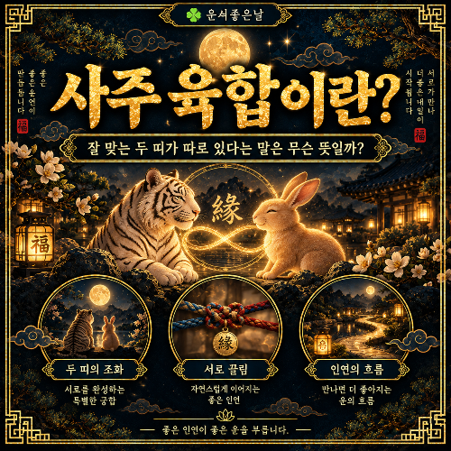 사주_육합이란?