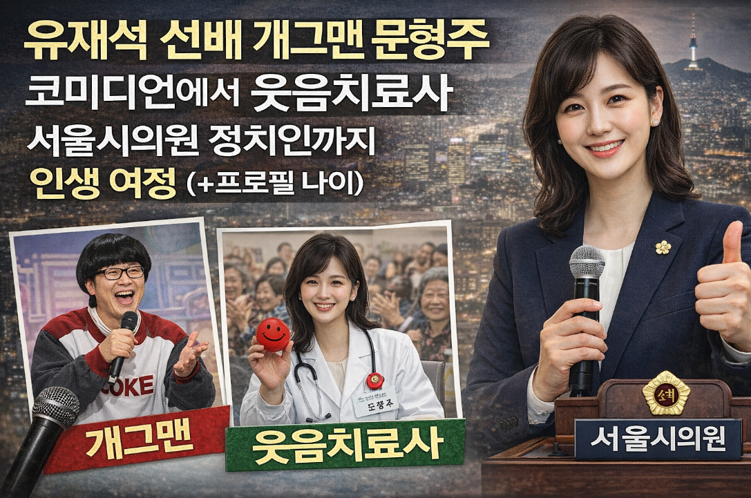 문형주 개그맨에서 서울시의원까지, 놀라운 인생 여정 총정리