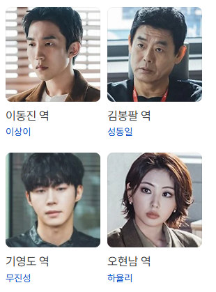유부녀 킬러 드라마 등장인물 출연진 