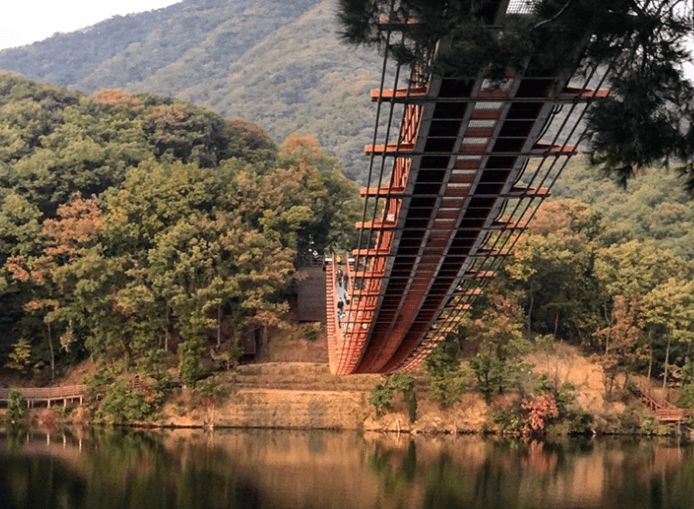 마장호수-출렁다리