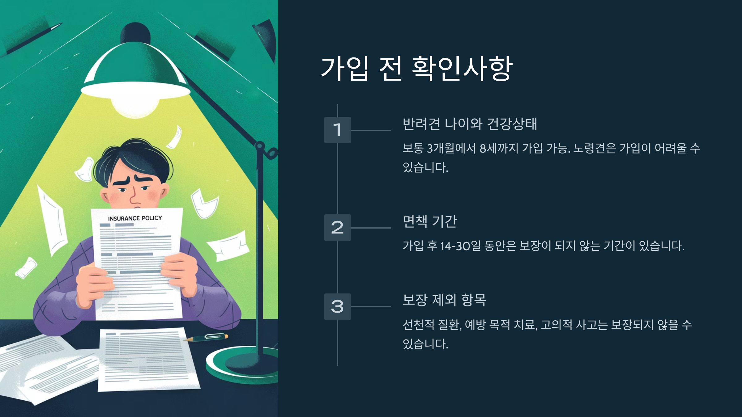 강아지 보험 가입 혜택 보장