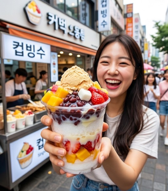 요즘 SNS에서 핫한 컵빙수