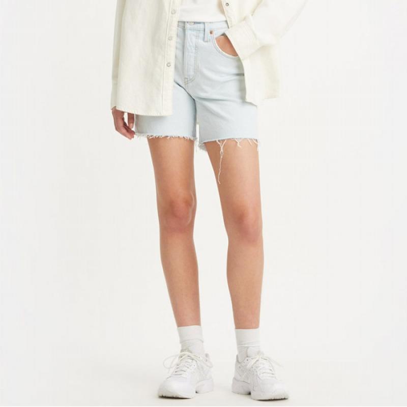 리바이스 501 오리지널 하이라이즈 미드타이 진 쇼츠 - 85833