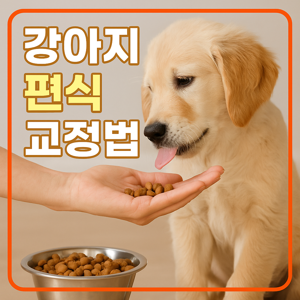 강아지 편식 교정법