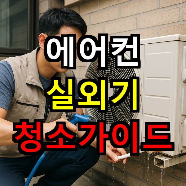 에어컨 실외기 청소가이드