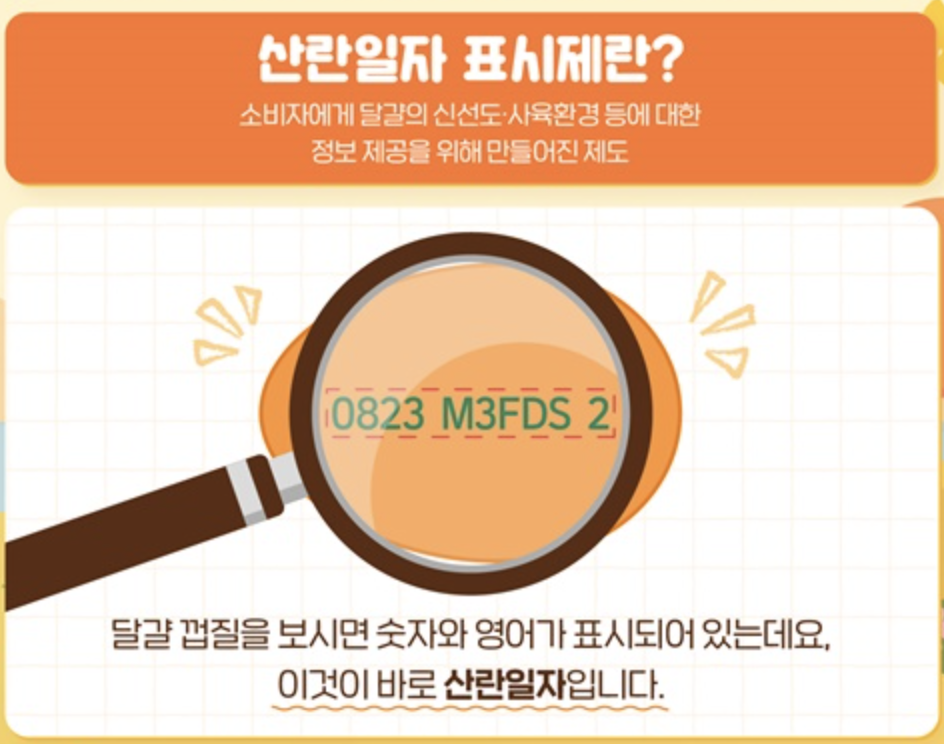 산란일자-표시제