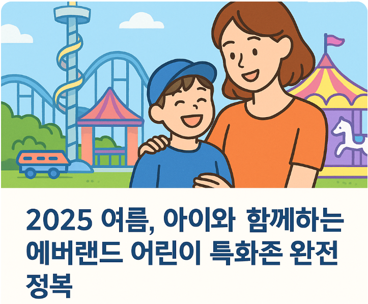 여름, 아이와 함께 에버랜드 어린이 특화존 체험