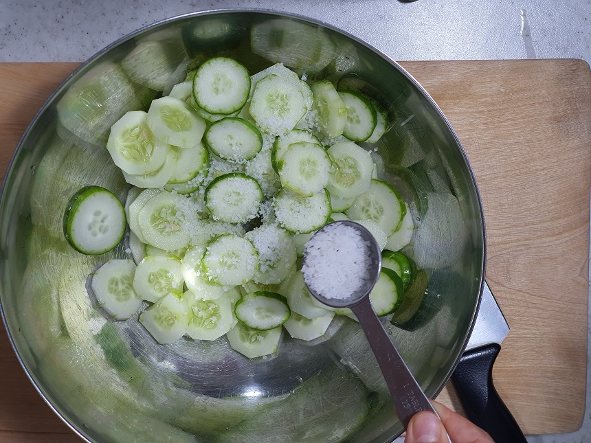 오이무침