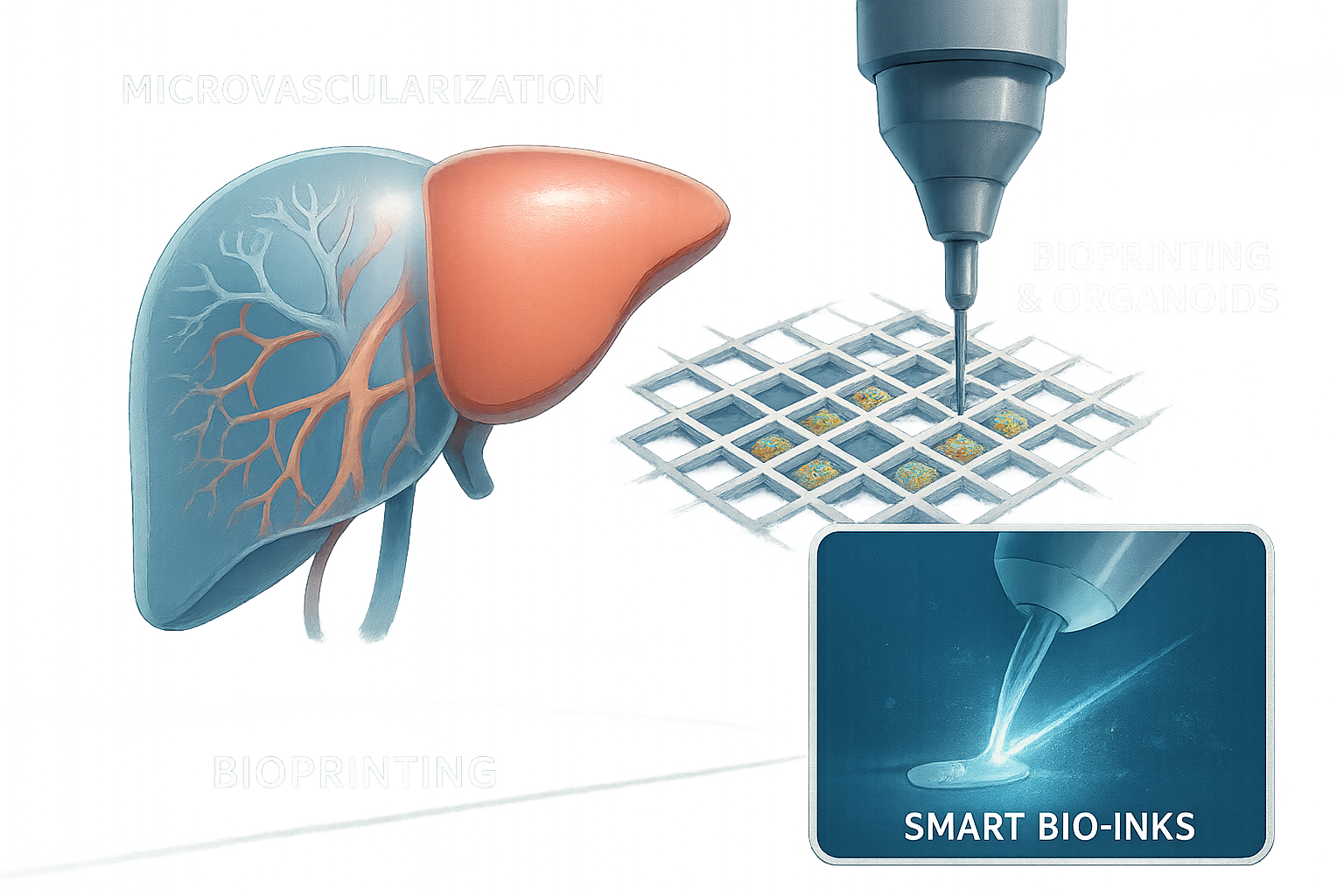 인공 장기 제작의 난관과 혁신: 미세혈관부터 오가노이드까지