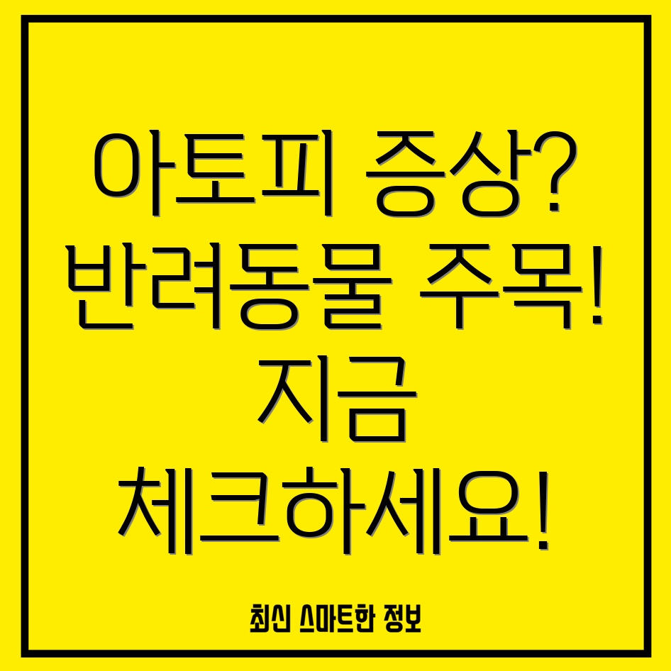 반려동물 아토피