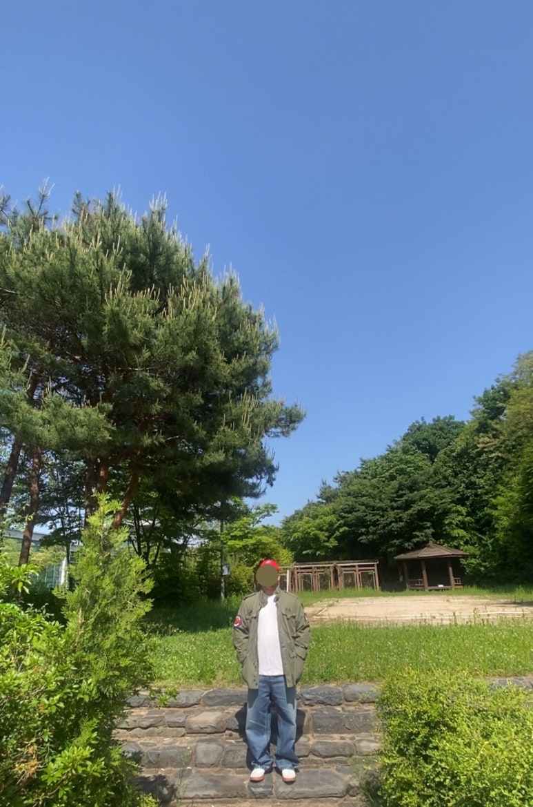 데일리룩(2024. 5. 18.)나이키 헤리티지 86 퓨추라 워시드 레드, 폴로랄프로렌 야상 M-65, 어커버 반팔, 에러스익셉티드 왁스드 데님팬츠, 아디다스 그라다스 그린 삼바