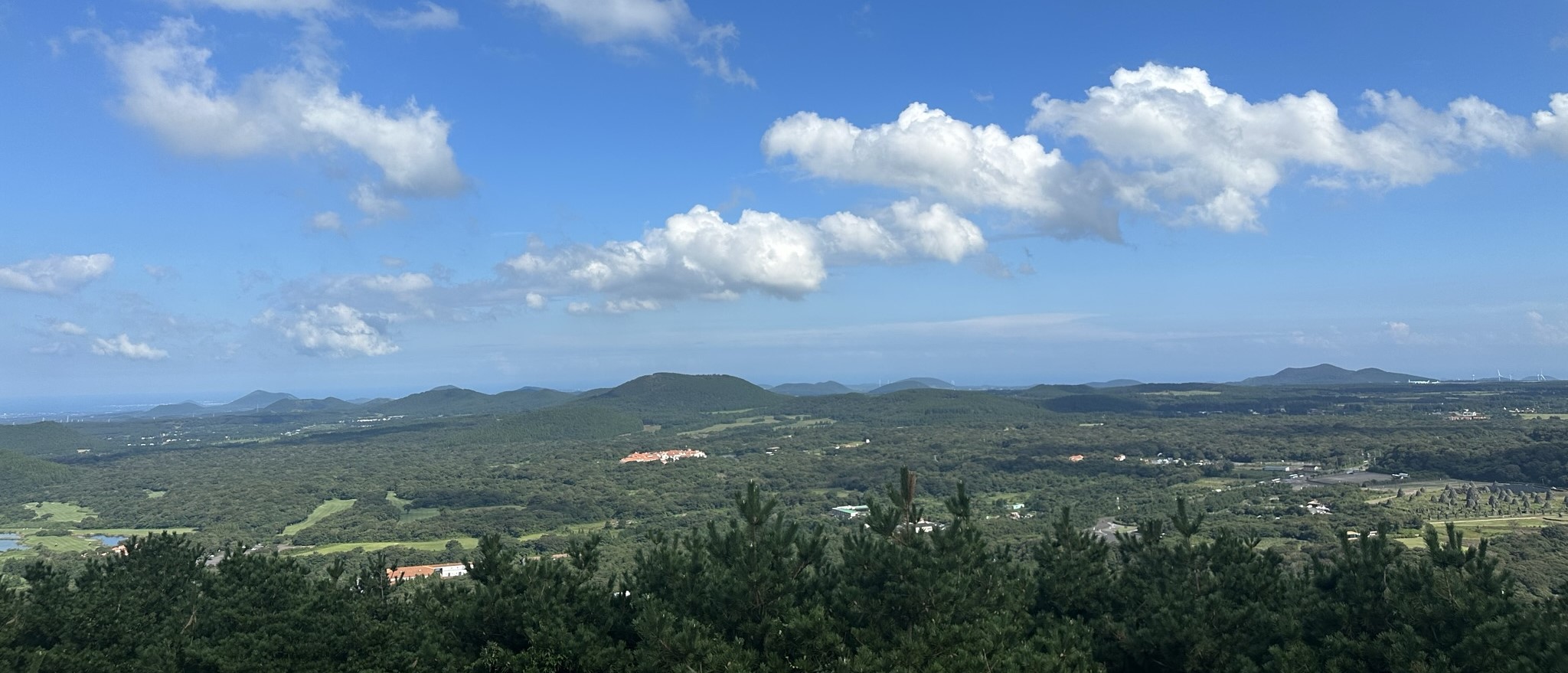 바농오름 전망대 경관