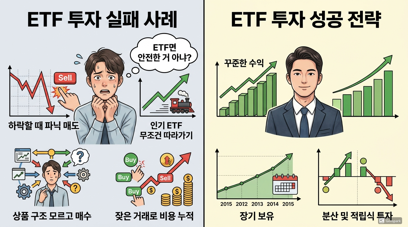 ETF 투자, 돈 버는 사람은 따로 있다? 실수와 위험 총정리