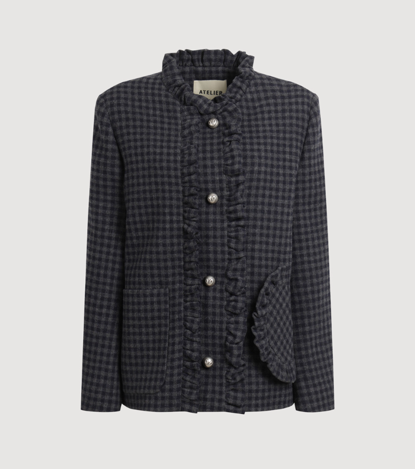 {자켓} 사랑을 처방해 드립니다 10회 :: 진세연(공주아) / 프릴 트위드 체크 자켓