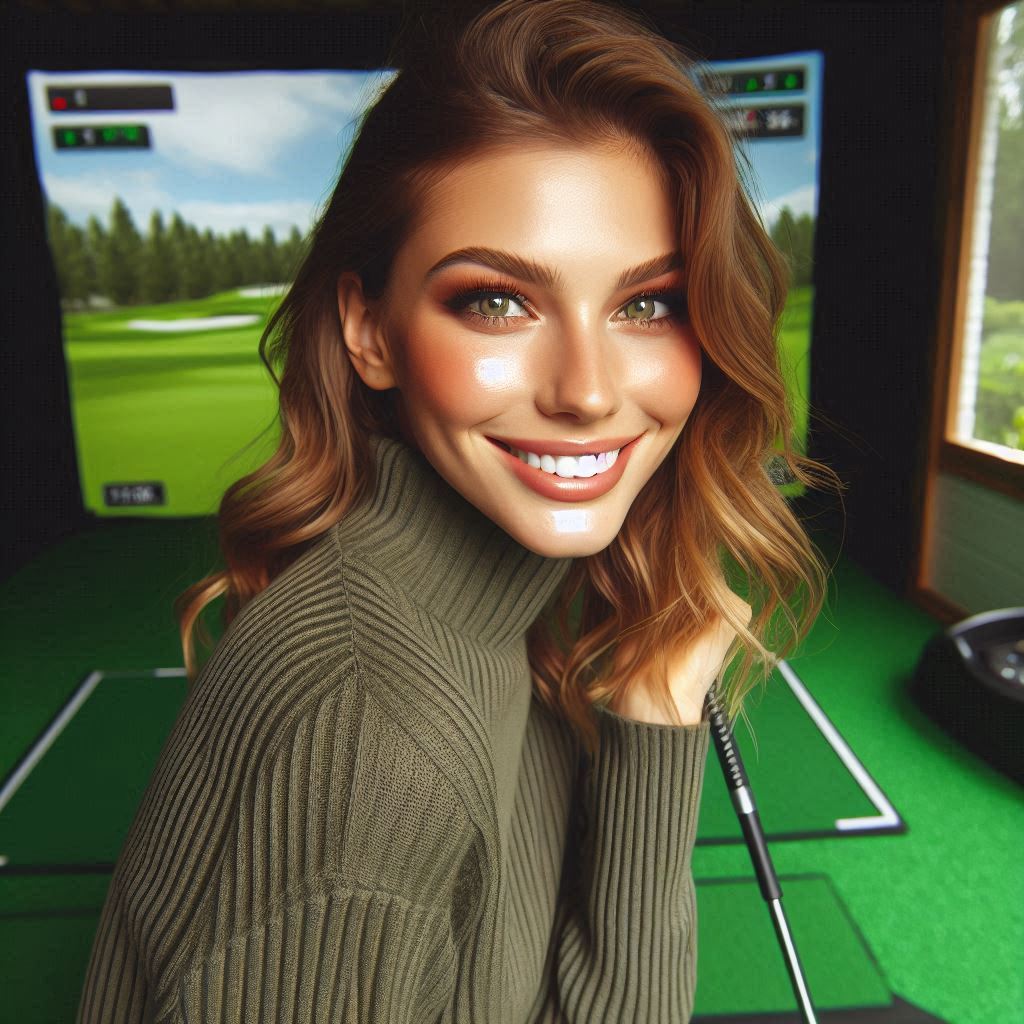 스크린골프장 배경