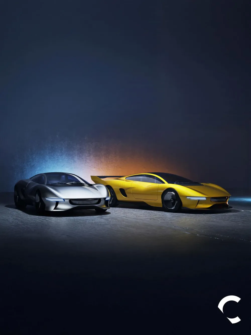 칼럼 디자인이 선보인 재규어 XJ220과 XJ220 GT1 콘셉트