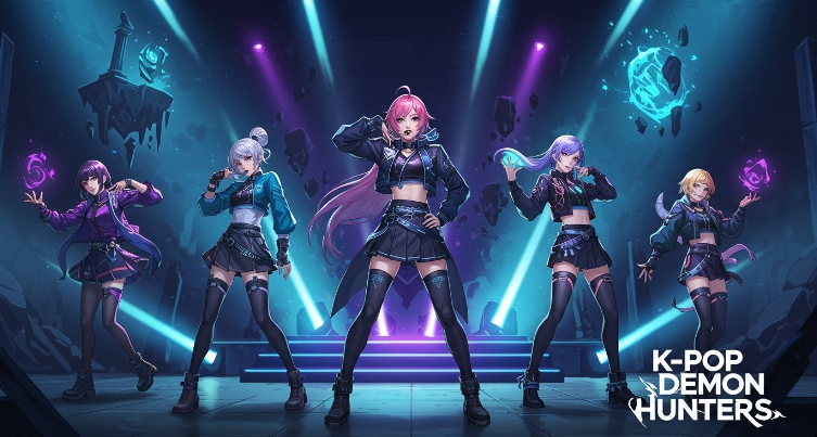 '케이팝 데몬 헌터스' 노래 관련 이미지